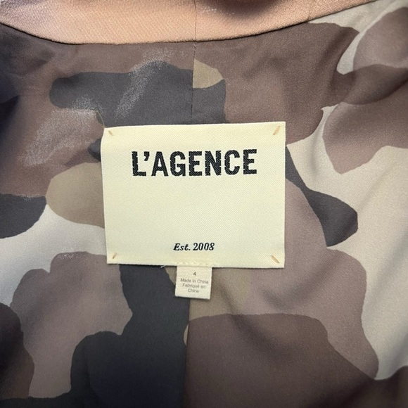 L’agence - Jayda Relax Double Breasted Oversized Blazer Sz 4 - Picture 9 of 12